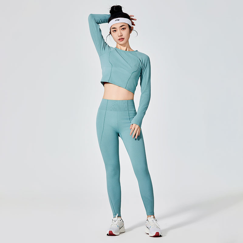 Kvinnor Plain Dyeing Sport Leggings