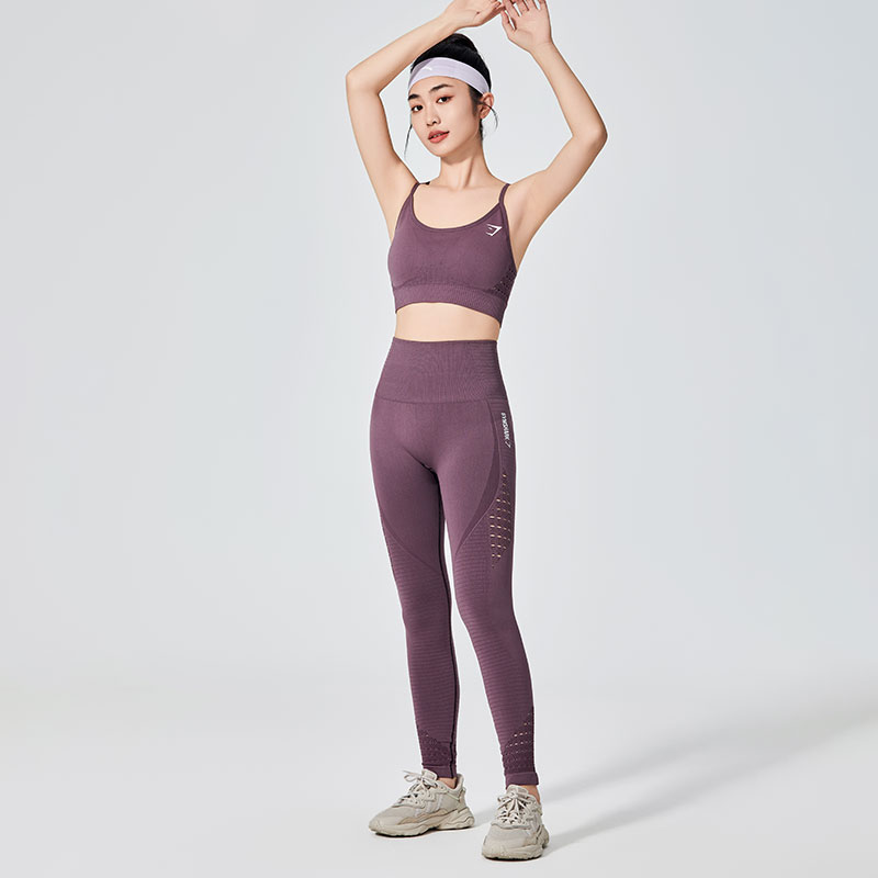 Sportleggings för kvinnor med meshdesign